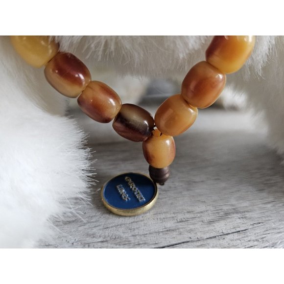 Vintage El Greco Polar Bear Plush Stuffed Animal Made In Greece Rare! 9" Height - Picture 4 of 11